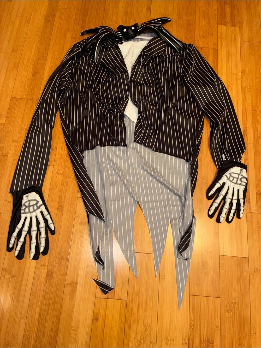 Jack Skellington adult large halloween costume nightmare before Christmas